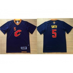 Cleveland Cavaliers #5 J.R. Smith Navy Blue Short Sleeve C Stitched NBA Jersey Cleveland Cavaliers #5 J.R. Smith Navy Blue Short Sleeve C Stitched NBA Jersey