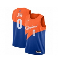 Nike Cleveland Cavaliers #0 Kevin Love Swingman Blue NBA Jersey - City Edition