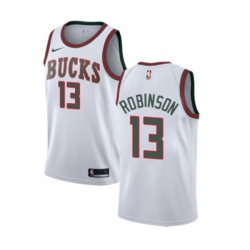 Milwaukee Bucks #13 Glenn Robinson Swingman White Fashion Hardwood Classics NBA Jersey Milwaukee Bucks #13 Glenn Robinson Swingman White Fashion Hardwood Classics NBA Jersey