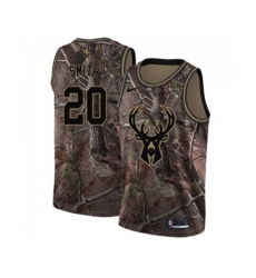 Milwaukee Bucks #20 Jason Smith Swingman Camo Realtree Collection Basketball Jersey