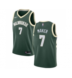 Milwaukee Bucks #7 Thon Maker Swingman Green Road NBA Jersey - Icon Edition