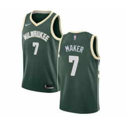 Milwaukee Bucks #7 Thon Maker Swingman Green Road NBA Jersey - Icon Edition