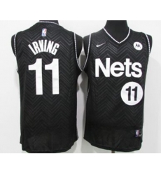 Brooklyn Nets #11 Kyrie Irving Black Jersey