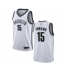 Brooklyn Nets #15 Timothe Luwawu Swingman White Basketball Jersey - Association Edition