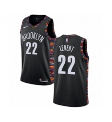 Brooklyn Nets #22 Caris LeVert Authentic Black NBA Jersey - 2018-19 City Edition