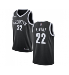 Brooklyn Nets #22 Caris LeVert Swingman Black Road NBA Jersey - Icon Edition