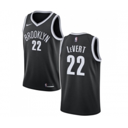 Brooklyn Nets #22 Caris LeVert Swingman Black Road NBA Jersey - Icon Edition