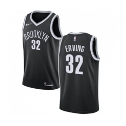 Brooklyn Nets #32 Julius Erving Swingman Black Road NBA Jersey - Icon Edition