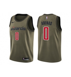 Washington Wizards #0 Gilbert Arenas Green Salute to Service NBA Swingman Jersey