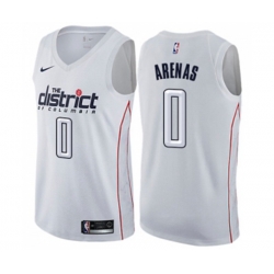 Washington Wizards #0 Gilbert Arenas Swingman White NBA Jersey - City Edition Washington Wizards #0 Gilbert Arenas Swingman White NBA Jersey - City Edition