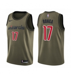 Washington Wizards #17 Isaac Bonga Swingman Green Salute to Service Basketball Jersey
