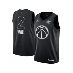 Washington Wizards #2 John Wall Black NBA Jordan Swingman 2018 All-Star Game Jersey Washington Wizards #2 John Wall Black NBA Jordan Swingman 2018 All-Star Game Jersey
