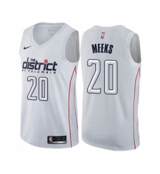 Washington Wizards #20 Jodie Meeks Swingman White NBA Jersey - City Edition