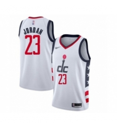 Washington Wizards #23 Michael Jordan Swingman White Basketball Jersey - 2019 20 City Edition