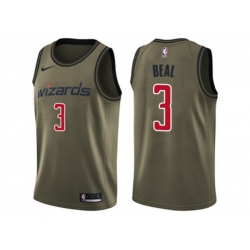 Washington Wizards #3 Bradley Beal Green Salute to Service NBA Swingman Jersey Washington Wizards #3 Bradley Beal Green Salute to Service NBA Swingman Jersey