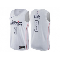 Washington Wizards #3 Bradley Beal White NBA Swingman City Edition Jersey Washington Wizards #3 Bradley Beal White NBA Swingman City Edition Jersey