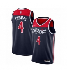 Washington Wizards #4 Isaiah Thomas Swingman Navy Blue Finished Basketball Jersey - Statement Edition