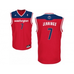 Washington Wizards #7 Brandon Jennings Swingman Red Road NBA Jersey Washington Wizards #7 Brandon Jennings Swingman Red Road NBA Jersey