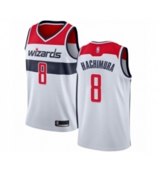 Washington Wizards #8 Rui Hachimura Swingman White Basketball Jersey - Association Edition