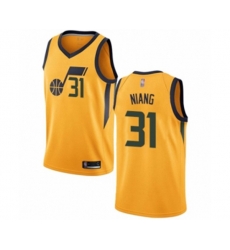 Utah Jazz #31 Georges Niang Swingman Gold Basketball Jersey Statement Edition