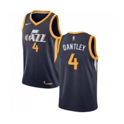Utah Jazz #4 Adrian Dantley Swingman Navy Blue Road NBA Jersey - Icon Edition