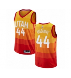 Utah Jazz #44 Bojan Bogdanovic Swingman Orange Basketball Jersey - City Edition