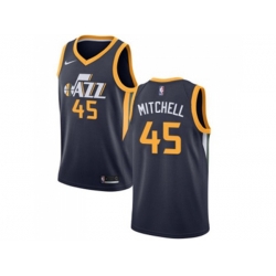 Utah Jazz #45 Donovan Mitchell Navy NBA Swingman Icon Edition Jersey