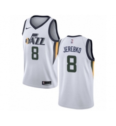 Utah Jazz #8 Jonas Jerebko Swingman NBA Jersey - Association Edition