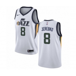 Utah Jazz #8 Jonas Jerebko Swingman NBA Jersey - Association Edition