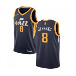 Utah Jazz #8 Jonas Jerebko Swingman Navy Blue Road NBA Jersey - Icon Edition