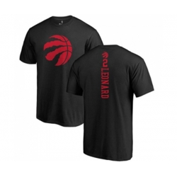 Toronto Raptors #2 Kawhi Leonard Black One Color Backer T-Shirt