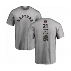 Toronto Raptors #21 Matt Thomas Ash Backer T-Shirt
