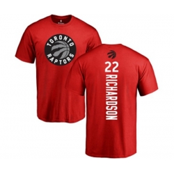 Toronto Raptors #22 Malachi Richardson Red Backer T-Shirt