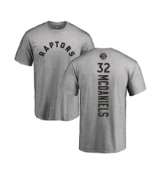 Toronto Raptors #32 KJ McDaniels Ash Backer T-Shirt
