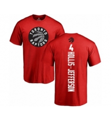Toronto Raptors #4 Rondae Hollis-Jefferson Red Backer T-Shirt