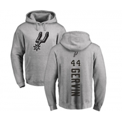 San Antonio Spurs #44 George Gervin Ash Backer Pullover Hoodie San Antonio Spurs #44 George Gervin Ash Backer Pullover Hoodie