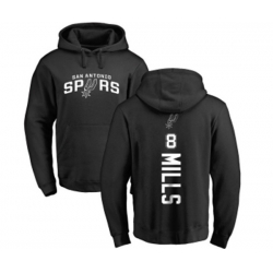 San Antonio Spurs #8 Patty Mills Black Backer Pullover Hoodie San Antonio Spurs #8 Patty Mills Black Backer Pullover Hoodie