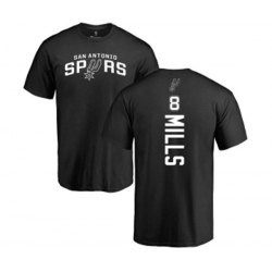 San Antonio Spurs #8 Patty Mills Black Backer T-Shirt San Antonio Spurs #8 Patty Mills Black Backer T-Shirt