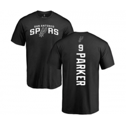 San Antonio Spurs #9 Tony Parker Black Backer T-Shirt San Antonio Spurs #9 Tony Parker Black Backer T-Shirt