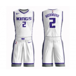 Sacramento Kings #2 Mitch Richmond Swingman White Basketball Suit Jersey - Association Edition Sacramento Kings #2 Mitch Richmond Swingman White Basketball Suit Jersey - Association Edition