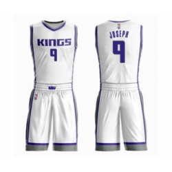 Sacramento Kings #9 Cory Joseph Swingman White Basketball Suit Jersey - Association Edition Sacramento Kings #9 Cory Joseph Swingman White Basketball Suit Jersey - Association Edition