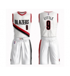 Portland Trail Blazers #9 Nassir Little Swingman White Basketball Suit Jersey - Association Edition
