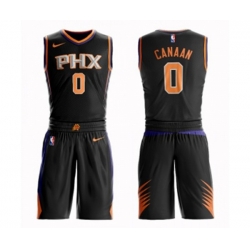Phoenix Suns #0 Isaiah Canaan Swingman Black Basketball Suit Jersey - Statement Edition