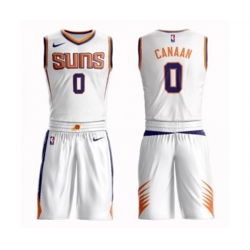 Phoenix Suns #0 Isaiah Canaan Swingman White Basketball Suit Jersey - Association Edition