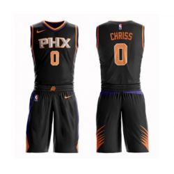 Phoenix Suns #0 Marquese Chriss Swingman Black Basketball Suit Jersey - Statement Edition