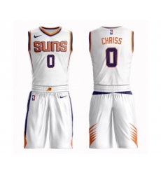 Phoenix Suns #0 Marquese Chriss Swingman White Basketball Suit Jersey - Association Edition
