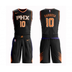 Phoenix Suns #10 Leandro Barbosa Swingman Black Basketball Suit Jersey - Statement Edition