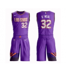 Phoenix Suns #32 Shaquille ONeal Swingman Purple Basketball Suit Jersey - City Edition