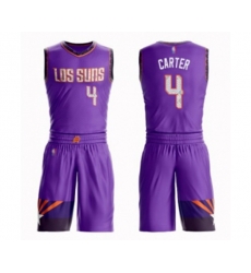 Phoenix Suns #4 Jevon Carter Swingman Purple Basketball Suit Jersey - City Edition