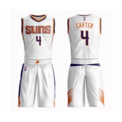 Phoenix Suns #4 Jevon Carter Swingman White Basketball Suit Jersey - Association Edition